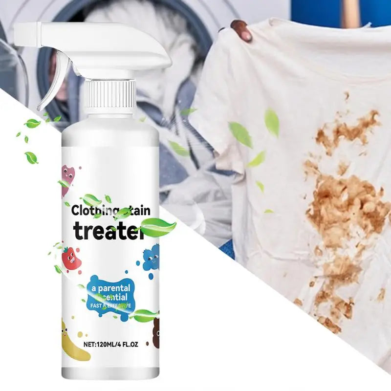120Ml Spray Stain Remover Fabric Stain Treater Spray for Spot Cleaning Portable Stain Treater Spray for Clothes Underwear Carpet
