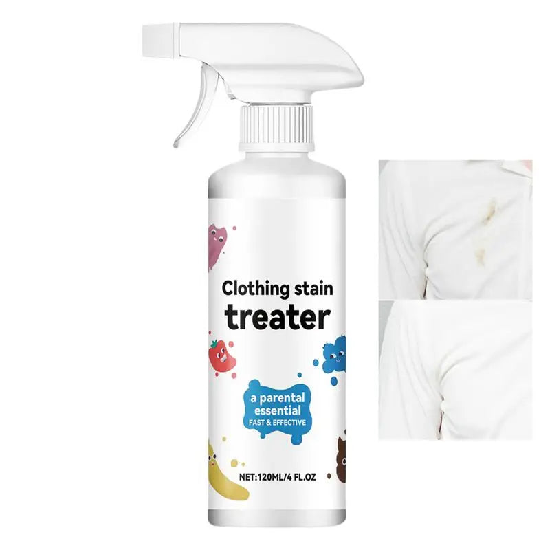 120Ml Spray Stain Remover Fabric Stain Treater Spray for Spot Cleaning Portable Stain Treater Spray for Clothes Underwear Carpet